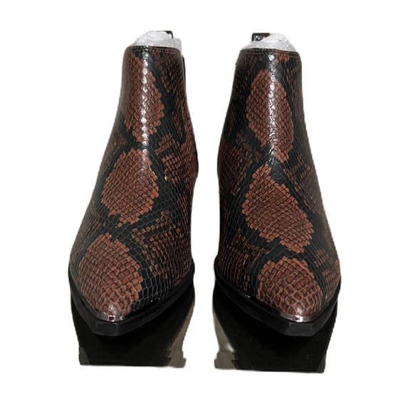 Marc Fischer LTD Chelsea Snakeskin Boot Size 5.5 - Picture 4 of 8